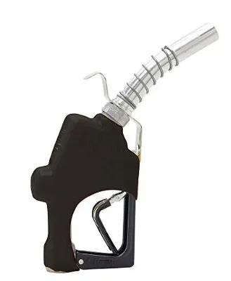 Husky® 1GS 1" Farm Diesel Nozzle, No-Clip, BLACK, Non-cULus